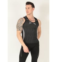 Sporcu Gym Seamless Dikişsiz T-shirt (Antrasit)