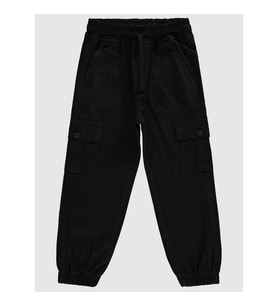 Civil Boys Erkek Çocuk Kot Pantolon 6-9 Yaş Siyah (Siyah)