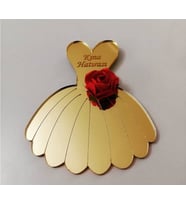 Kişiye Özel Pleksi Kına Magnet Hatıra (Gümüş)