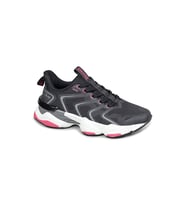 Jump 29907 Kadın Sneaker Spor Ayakkabı (Siyah-Fusya)
