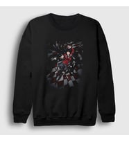 Presmono Unisex Beyaz Yumeko V2 Anime kakegurui Sweatshirt 240293tt (Siyah)