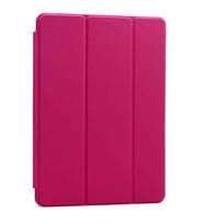 iPad 2/3/4 İç Yüzeyi Kadife Lüx Zore Orijinal Standlı Tablet Kılıf (Pembe)