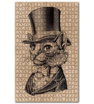 Cakapuzzle Aristokrat İngiliz Kedisi Puzzle Yapboz MDF (Ahşap) (500 Parça)
