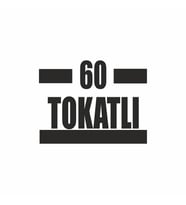 60 Tokatlı Araba Sticker siyah 16x9 CM (Siyah)