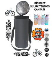 BİSİKLET MOTOSİKLET SULUK TERMOS ÇANTA (Gri)