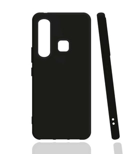 İnfinix Hot 8 Kılıf Biye Yumuşak Silikon Case (Siyah)