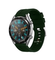 Haylou Solar LS05 – RS3 LS04 – RT LS05S 22mm Uyumlu NovaGT Supreme Silikon Kordon (Koyu Yeşil)