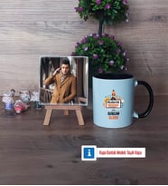 Bilgisayar Mühendisi Fotoğraflı Dekoratif Taş, Kupa Bardak Beyaz Hediye (Model 11)