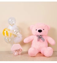 90cm Peluş Ayıcık (Renk Seçenekli) (Pembe)