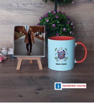 Öğretmenler Günü Hediyesi Fotoğraflı Dekoratif Taş, Kupa Bardak Beyaz Hediye (Model 13)