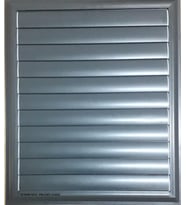 Temmenfez 40X40 Yüzeysel Alüminyum Krom Beyaz Siyah Antrasit Gri Menfez Banyo Panjuru (Antrasit)