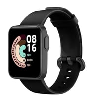 Xiaomi Mi Watch Lite Kordon Tam Uyumlu Eternity Silikon Kordon (Siyah)