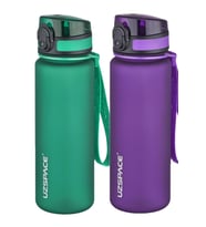 Uzspace 2'li Tritan Matara Seti 500 ml 14 Farklı Renk Seçeneği FiftyFifty (MOR-TABA)