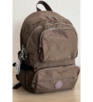 Nemo Group Krinkıl Kumaş Suya Dayanıklı Orta Boy Sırt Çantası/ Laptop Okul Çantası (Kahverengi Koyu)
