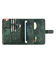 Twingold Kişiye Özel %100 Deri Rainbow iPad Organizer 9.7" Fuşya (Haki)