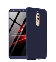 Microsonic Huawei Mate 10 Lite Kılıf Double Dip 360 Protective (Lacivert)