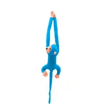 Elleri Yapışan Uyku Ve Oyun Arkadaşı 70 Cm Peluş Maymun Oyuncak - Hediyelik - Aksesuar Ve Süs - Oyun Ve Uyku Arkadaşı (Açık Mavi)