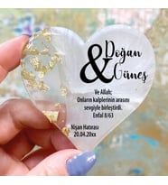 Epoksi Magnet Hediyelik -ETİKET DEĞİLDİR!! - Düğün, Nişan, Nikah, Kına, Söz Hatırası (Gold)