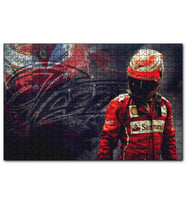 Cakapuzzle Ferrari F1 Kimi Raikkonen Görseli  Puzzle Yapboz MDF (Ahşap) (255 Parça)