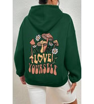 Unisex The 1997 Travel Baskılı Sweatshirt (Yeşil)