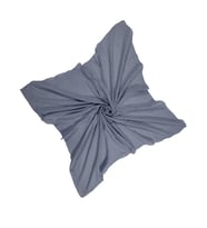Mim Eşarp - Bambu Kraş Eşarp 100x100 cm (Açık Gri)