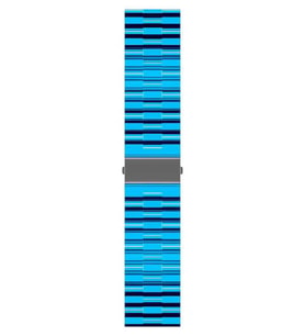 Huawei Honor Magic 2 42mm KRD-27 Şeffaf Renkli Transparan Silikon Kordon (Mavi)