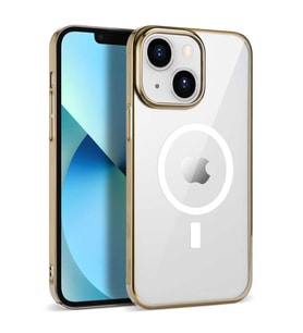Apple iPhone 14 Plus Kılıf Zore Pixel Magsafe Kılıf (Gold)