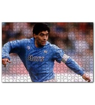 Cakapuzzle Diego Maradona Napoli 1984  Puzzle Yapboz MDF (Ahşap) (1000 Parça)