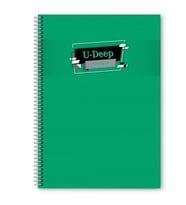 Defter A4 Spiralli 60 Yaprak Çizgili A4 Siparalli Defter Telli Defter 60 Yaprak Çizgili (Yeşil)