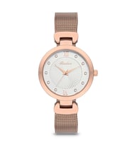 RODER 7250 ROSEGOLD KLASİK BAYAN KOL SAATİ - KAHVERENGİ - TEK BEDEN (Beyaz)