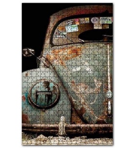 Cakapuzzle Terkedilmiş Volkswagen Tosbağa Puzzle Yapboz MDF (Ahşap) (1000 Parça)