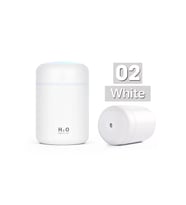 RGB Mini Buhar Makinesi Aroma Buhar Makinesi Araba Hava Nemlendirici Difüzör Araba Nemlendirici (Beyaz)