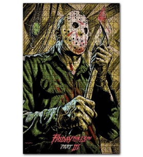 Cakapuzzle 13. Cuma Şekilli Görsel Puzzle Yapboz MDF (Ahşap) (500 Parça)