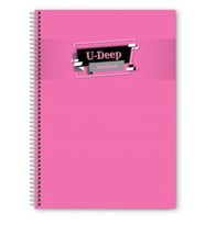 Defter A4 Spiralli 72 Yaprak Çizgili A4 Siparalli Defter Telli Defter 72 Yaprak Çizgili (Açık Pembe)