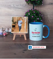 Diş Hekimi Asistanı Fotoğraflı Dekoratif Taş, Kupa Bardak Beyaz Hediye Diş Hekimi Asistanına Hediye (Model 4)