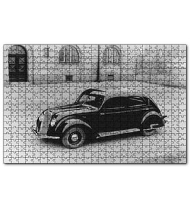 Cakapuzzle Volvo PV36 Carioca Bina Önünde Park  Puzzle Yapboz MDF (Ahşap) (255 Parça)