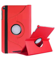 Samsung Galaxy Tab A8 10.5 SM-X200 2021 Kılıf 360 Dönebilen Standlı Case (Kırmızı)