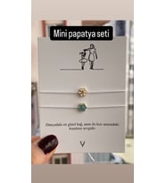 Anne Kız Bilekliği Seti- Hediye Paketli (02)