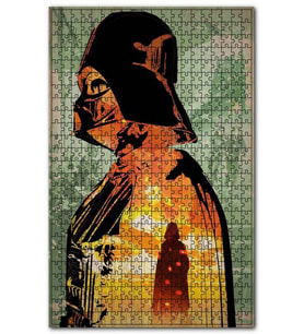 Cakapuzzle Star Wars Darth Vader Tarz Görsel Puzzle Yapboz MDF (Ahşap) (1000 Parça)