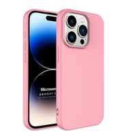 Microsonic Apple iPhone 15 Pro Kılıf Groovy Soft Derin Mor (Rose)