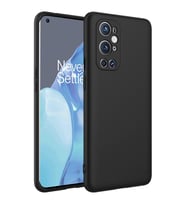One Plus 9 Pro Kılıf Kamera Korumalı iÇi Süet Dokulu Lansman Tipi Silikon (Siyah)