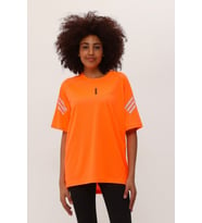 Store Kadın Spor Tişört Baskılı Fitness, Antrenman Fit (Turuncu)