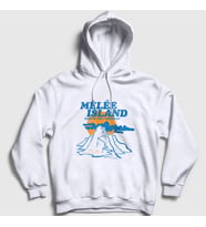 Presmono Unisex Beyaz Melee Guybrush Threepwoo Monkey Island Kapüşonlu Sweatshirt 492233tt (Beyaz)