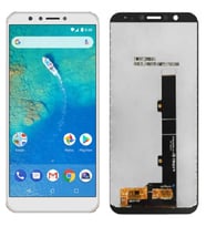 General Mobile GM8 ile Uyumlu Lcd Ekran Dokunmatik (Beyaz)