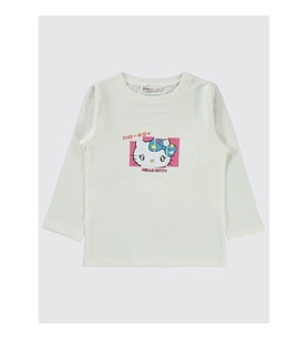 Civil Girls Kız Çocuk Sweatshirt 2-5 Yaş Pembe (Ekru)
