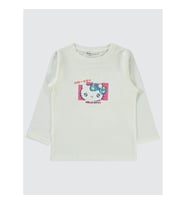 Civil Girls Kız Çocuk Sweatshirt 2-5 Yaş Pembe (Ekru)