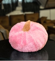Mavimsi Dekoratif 50 cm Pelüş Kabak Kırlent (Pembe)