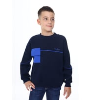 Toontoy Erkek Çocuk Baskılı Sweatshirt (Lacivert)