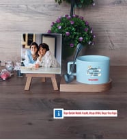 Anneler Günü Hediyesi Fotoğraflı Dekoratif Taş, Kupa Bardak Beyaz Hediye (Model 8)