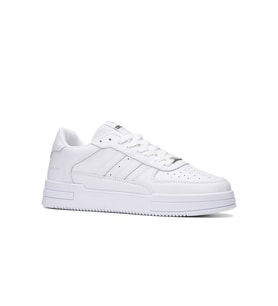 İmershoes Günlük Unisex Sneaker Bağcıklı Rahat Kalın Tabanlı Spor Ayakkabı 191 (Beyaz)